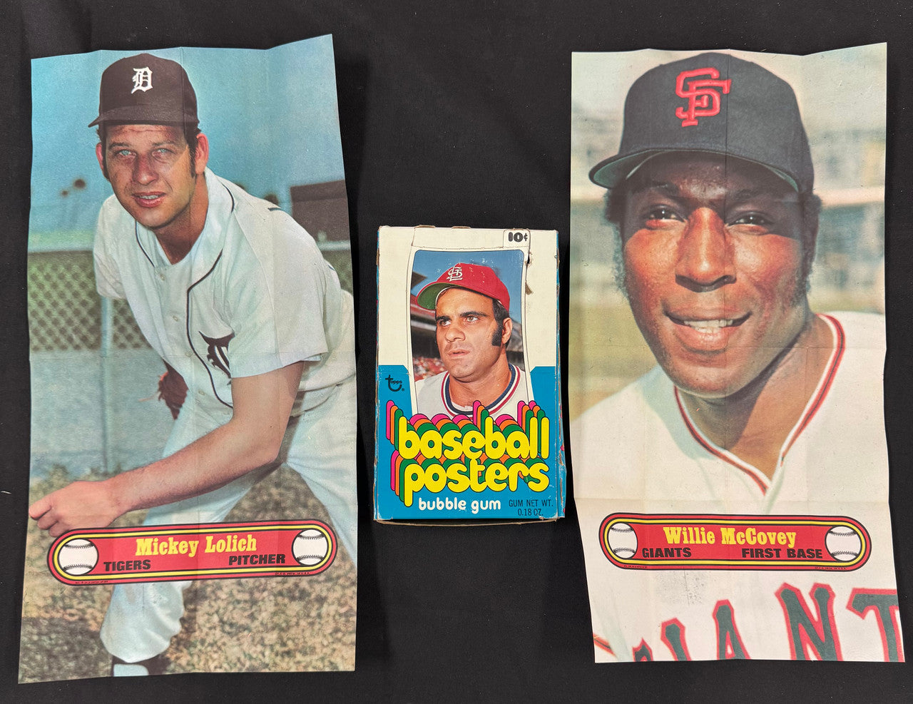 1972 Topps Baseball Posters Complete Set (24) w/ Box EX Overall
