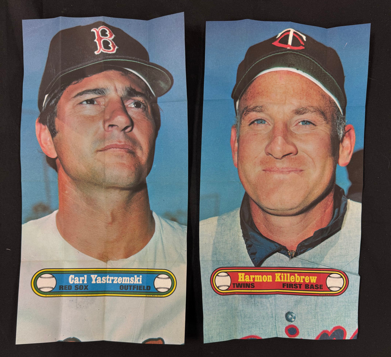 1972 Topps Baseball Posters Complete Set (24) w/ Box EX Overall