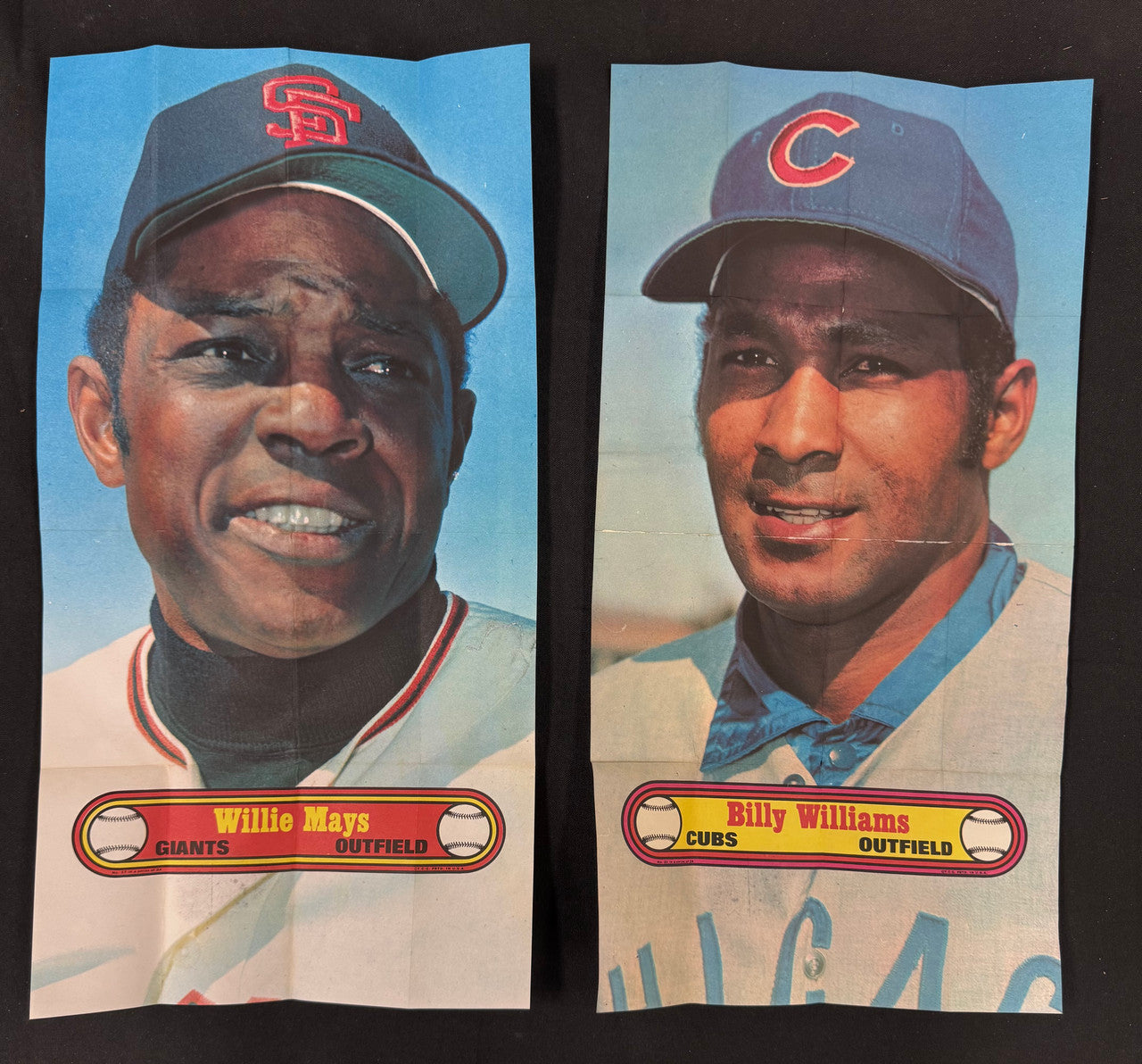 1972 Topps Baseball Posters Complete Set (24) w/ Box EX Overall