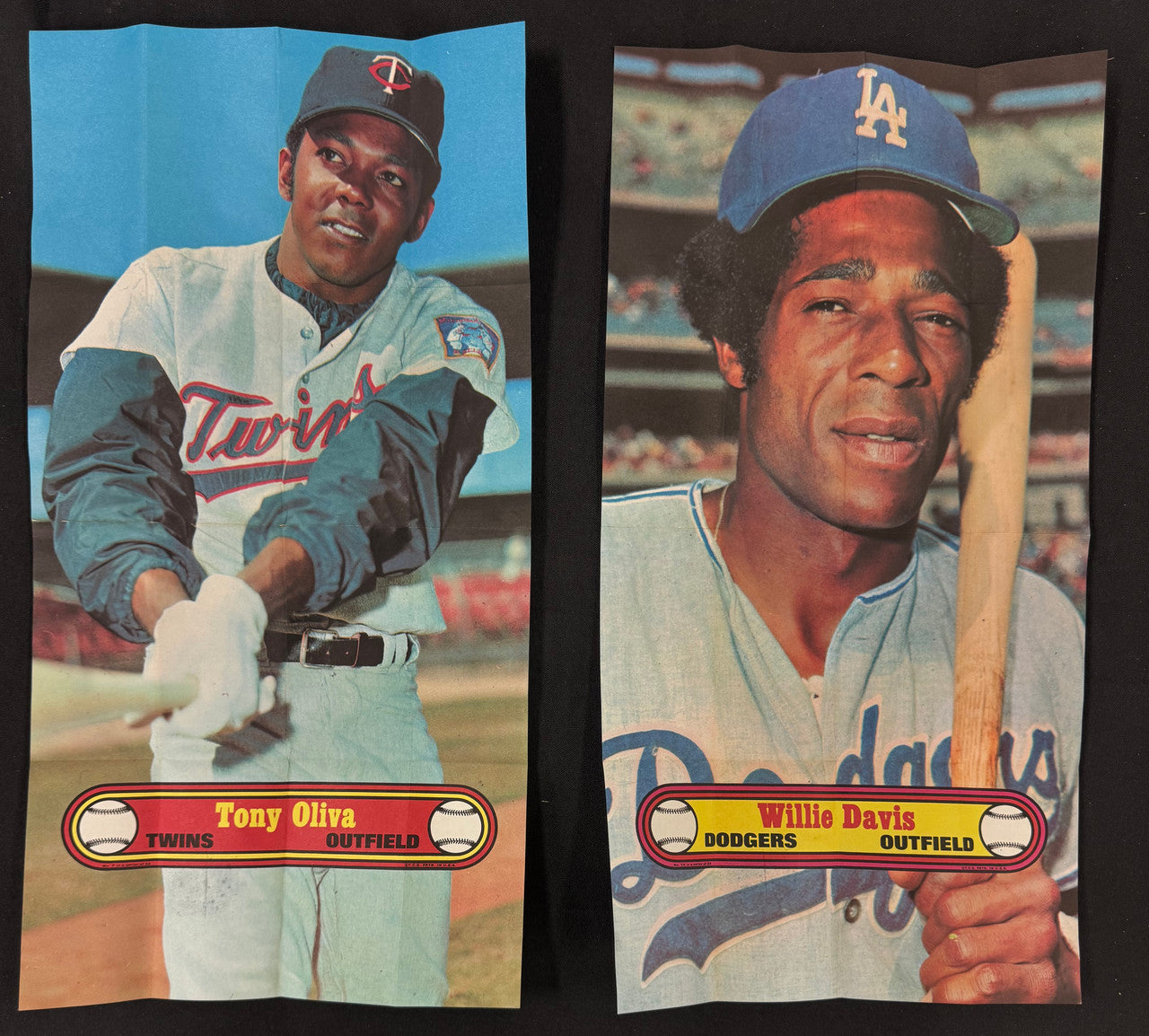 1972 Topps Baseball Posters Complete Set (24) w/ Box EX Overall