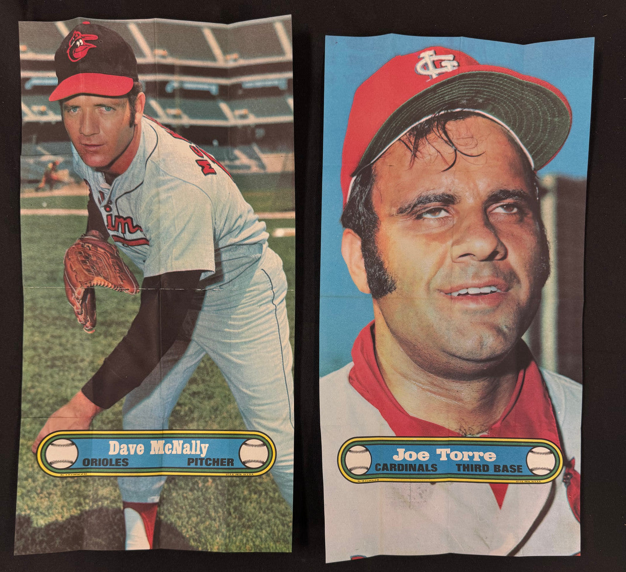 1972 Topps Baseball Posters Complete Set (24) w/ Box EX Overall
