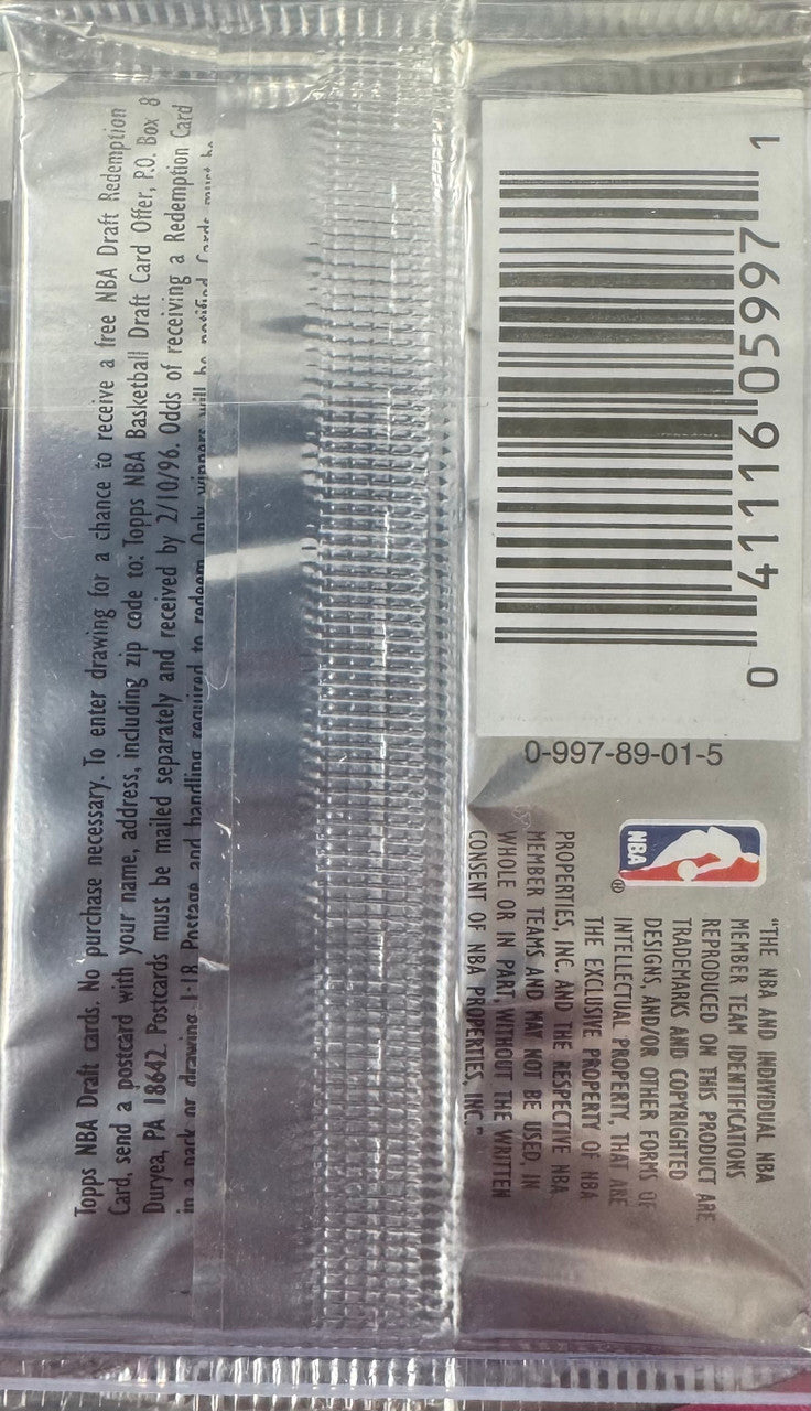 1995/96 Topps Basketball Series 1 Hobby Pack