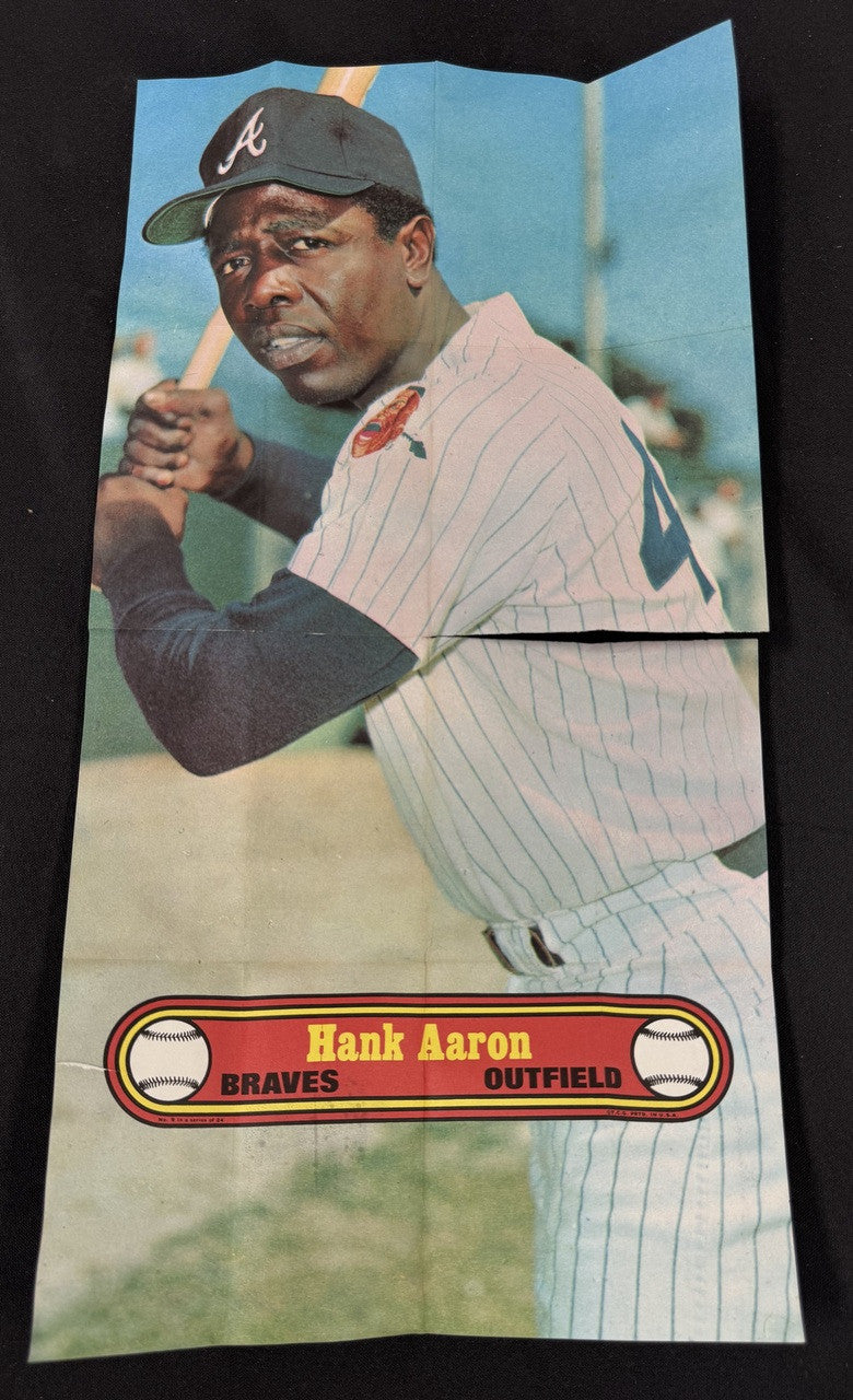 1972 Topps Baseball Posters Complete Set (24) w/ Box EX Overall