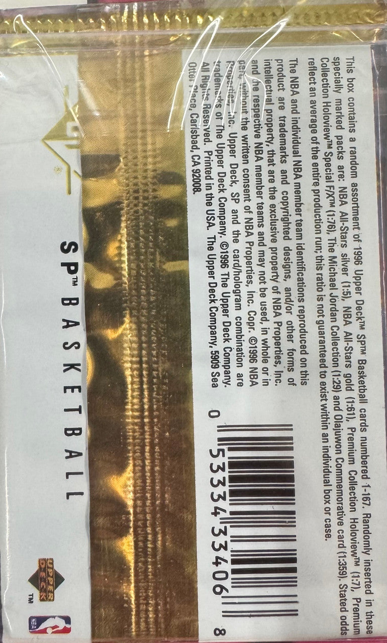 1996 Upper Deck SP Basketball Pack