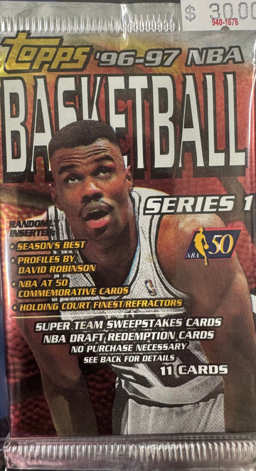 1996/97 Topps Basketball Series 1 Pack