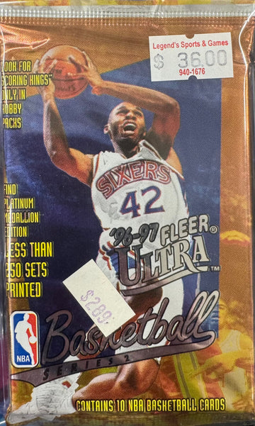 1996/97 Fleer Ultra Basketball Series 2 Pack