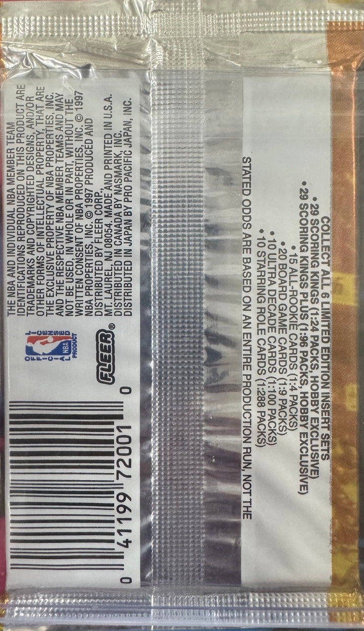 1996/97 Fleer Ultra Basketball Series 2 Pack