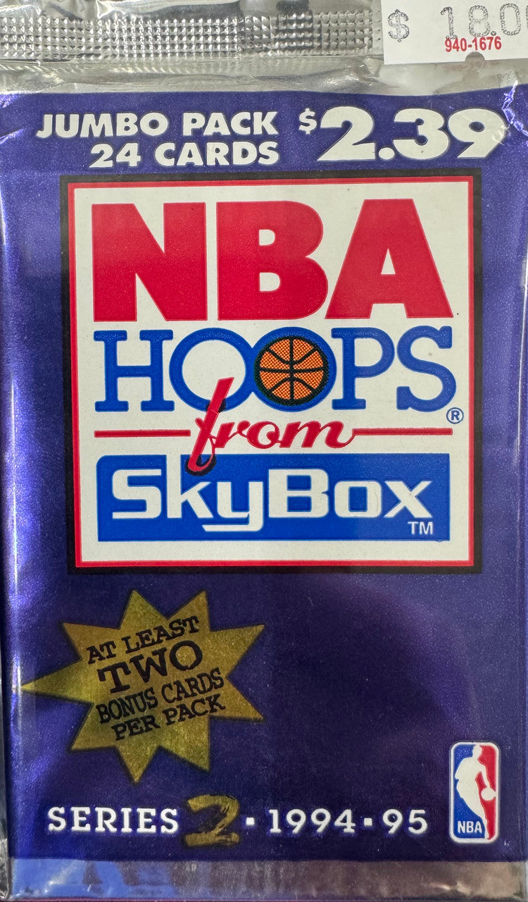 1994/95 SkyBox NBA Hoops Series 2 Jumbo Pack