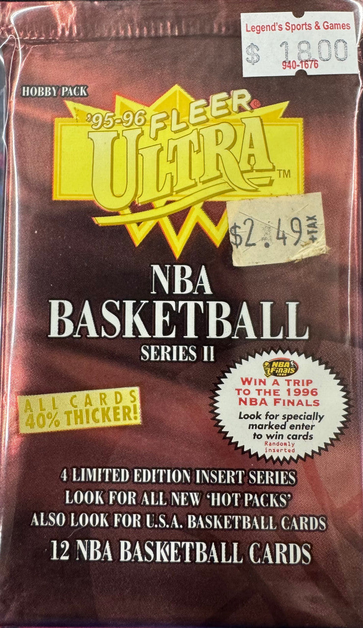1995/96 Fleer Ultra Basketball Series 2 Hobby Pack