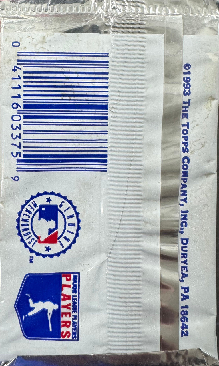 1993 Topps Baseball's Finest Hobby Pack