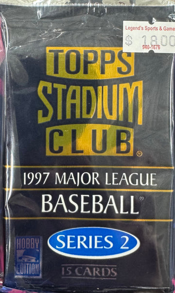 1997 Topps Stadium Club Baseball Series 2 Hobby Pack
