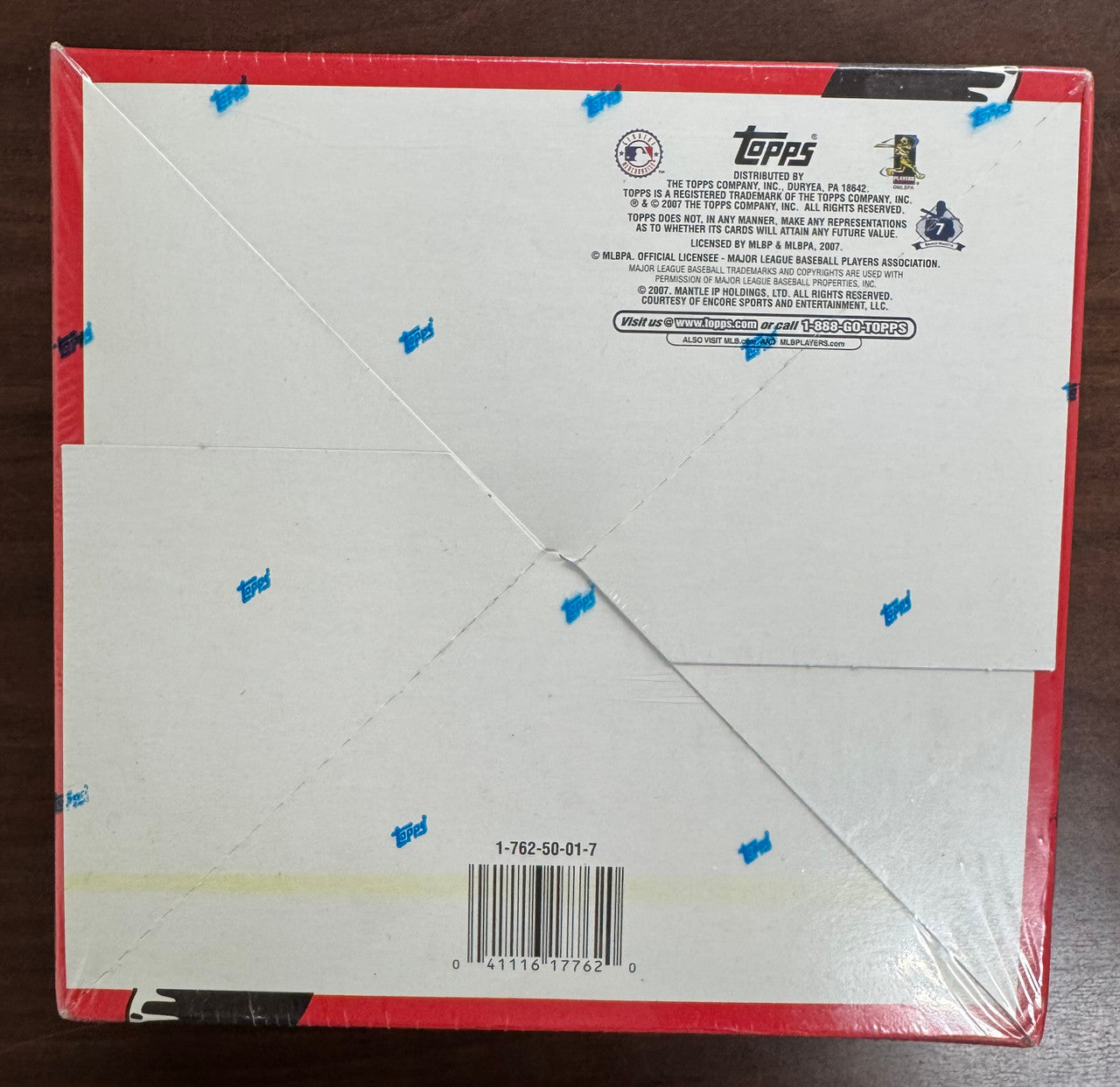 2007 Topps Baseball Rack Pack Box Factory Sealed