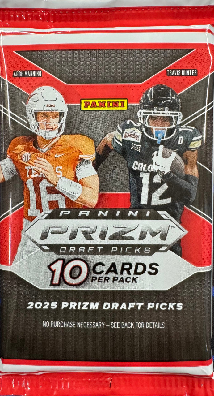 2025 Panini Prizm Collegiate Draft Picks Football Hobby Pack