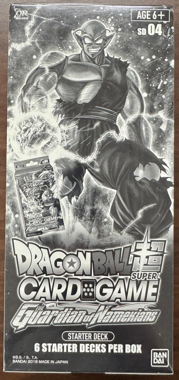 2018 Dragon Ball Super The Guardian of Namekians Starter Deck Display Box