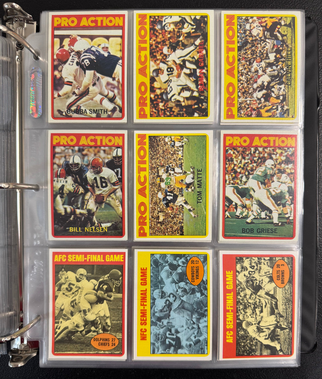 1972 Topps Football Complete Set (351) NM Staubach RC