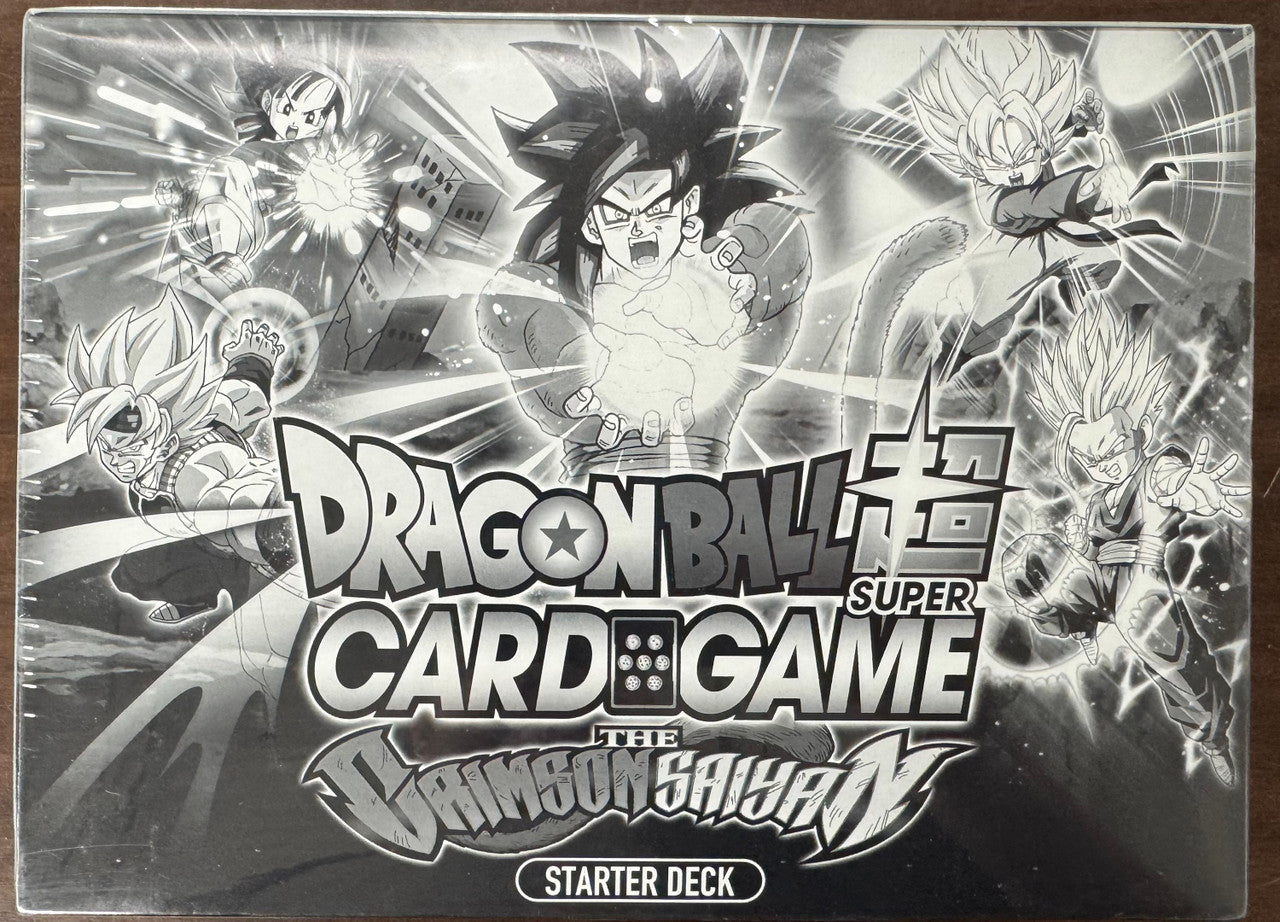 2018 Dragon Ball Super The Crimson Saiyan Starter Deck Display Box