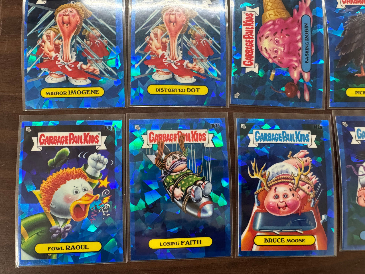 2021 Topps Chrome Garbage Pail Kids Blue Sapphire Card Lot