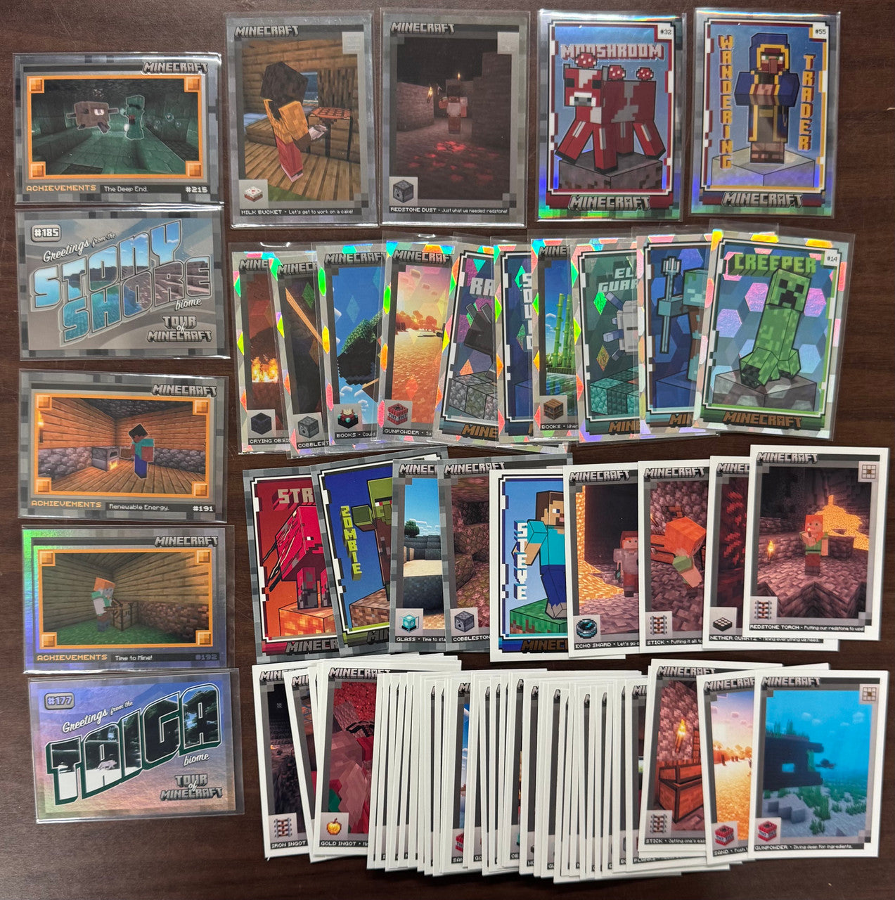 2024 Panini Minecraft Card Lot, Numbered, Pixel Prizm, Foil Inserts