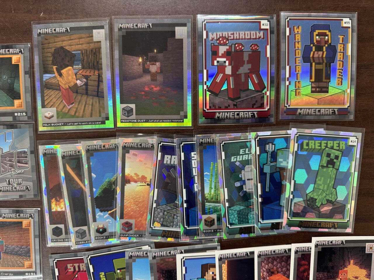2024 Panini Minecraft Card Lot, Numbered, Pixel Prizm, Foil Inserts