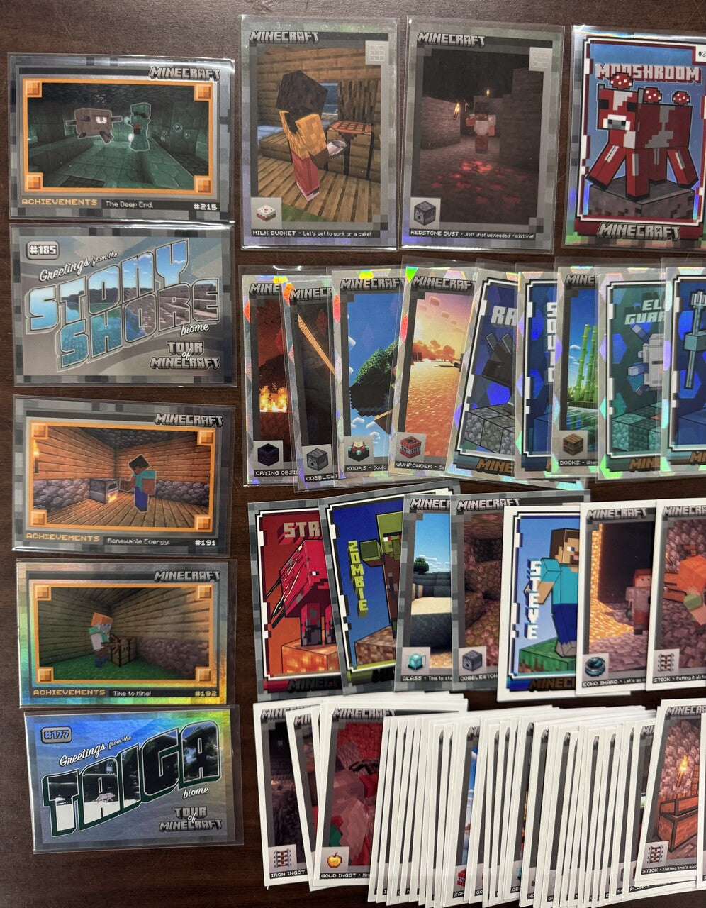 2024 Panini Minecraft Card Lot, Numbered, Pixel Prizm, Foil Inserts