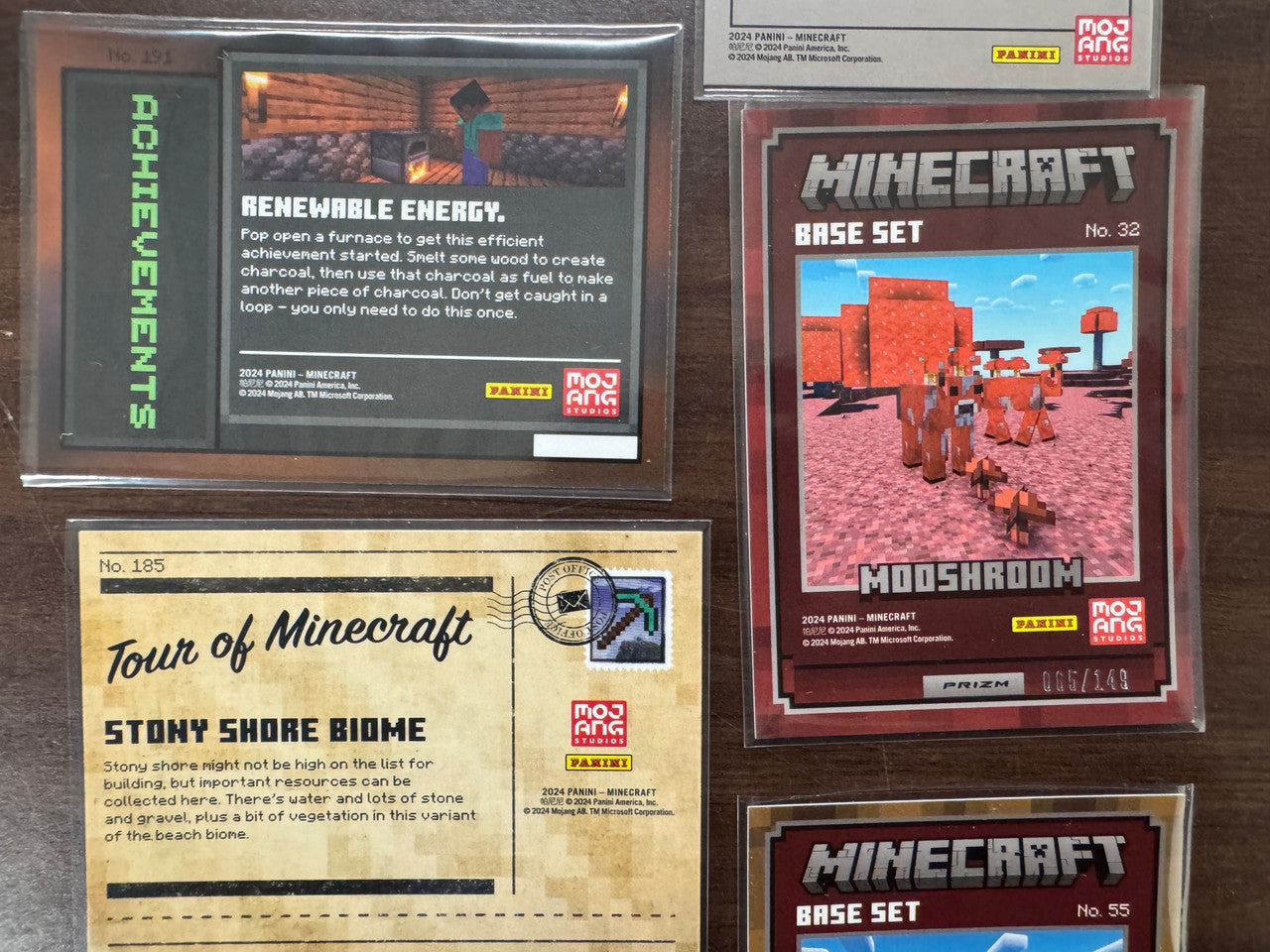 2024 Panini Minecraft Card Lot, Numbered, Pixel Prizm, Foil Inserts
