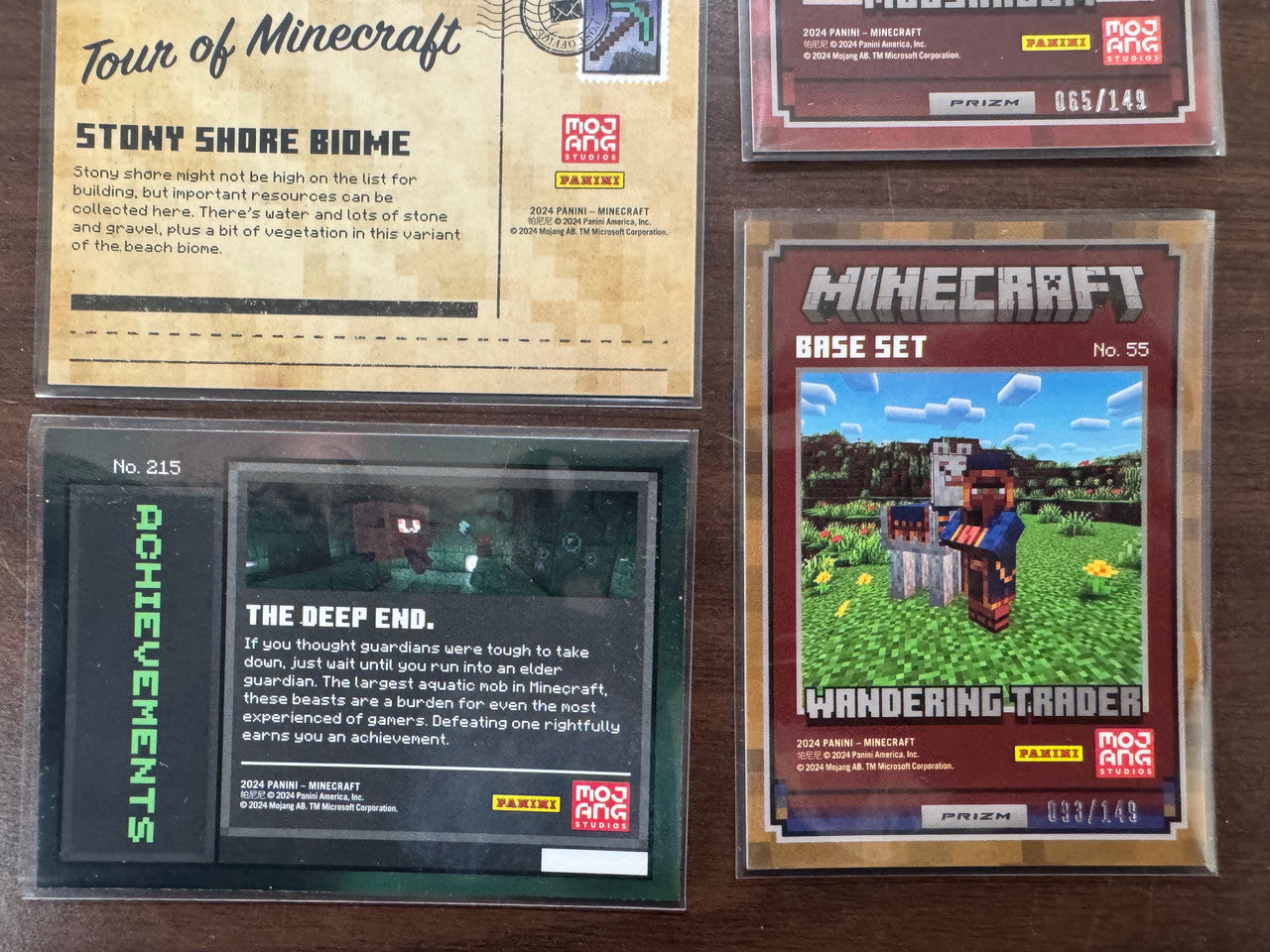 2024 Panini Minecraft Card Lot, Numbered, Pixel Prizm, Foil Inserts