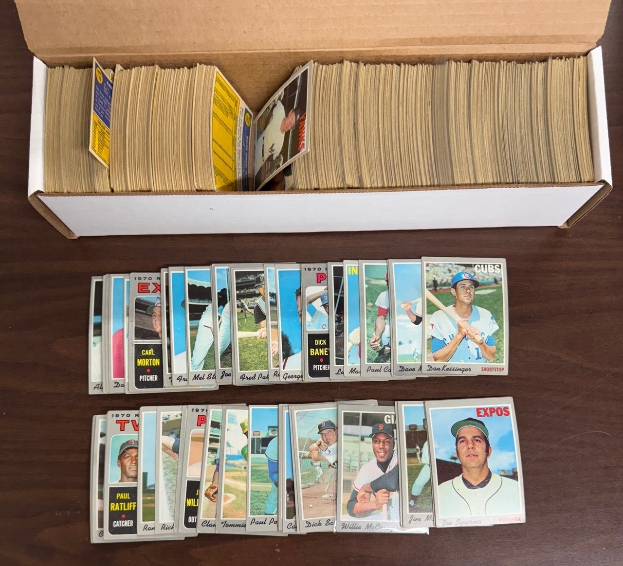 1970 Topps Baseball Near Complete Set (647/720) VG-EX