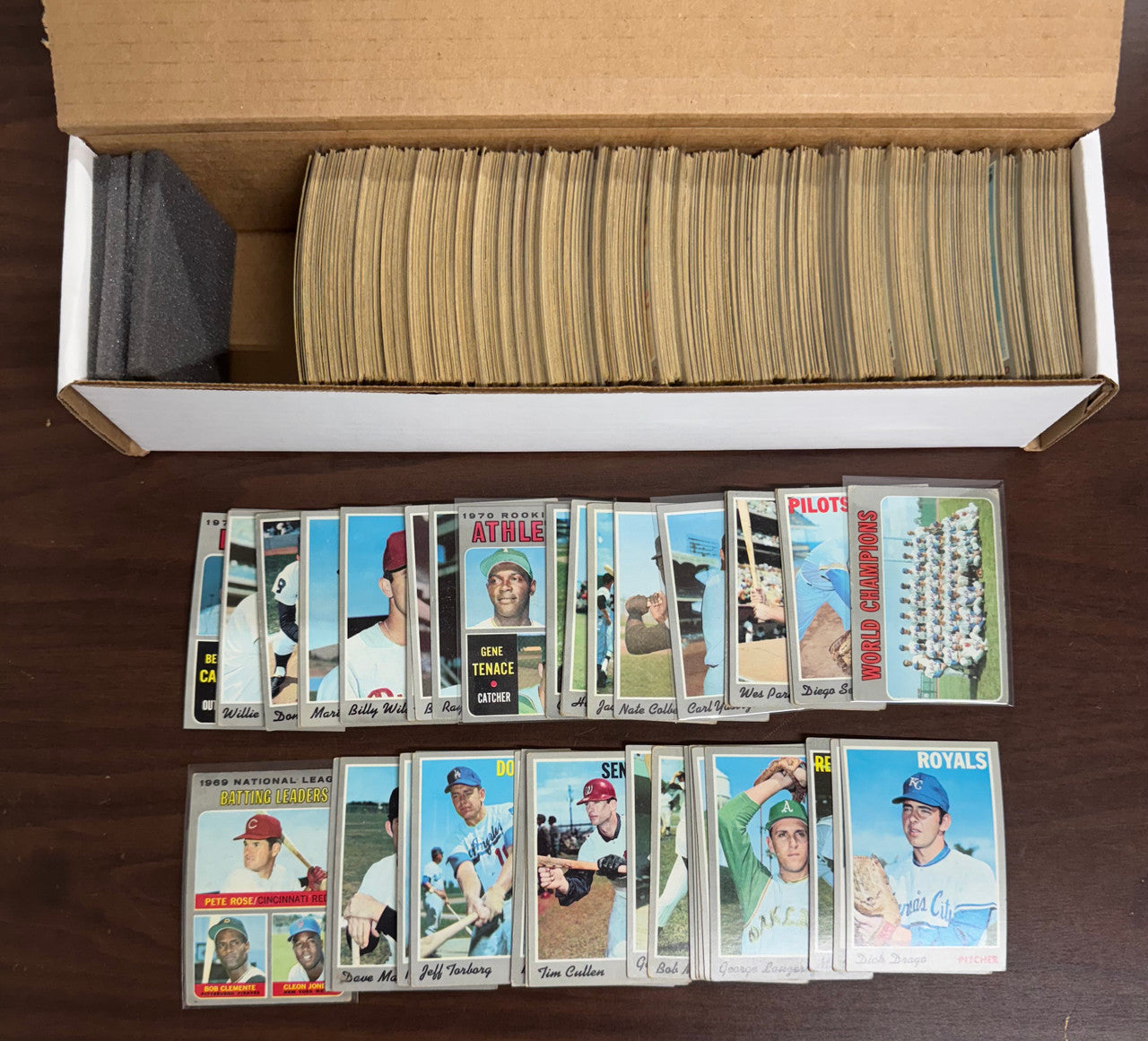 1970 Topps Baseball Near Complete Set (613/720) VG
