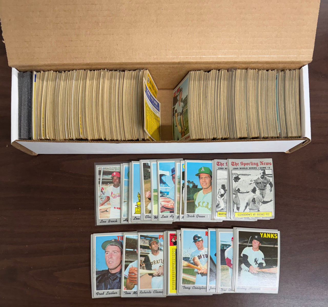 1970 Topps Baseball Near Complete Set (613/720) VG