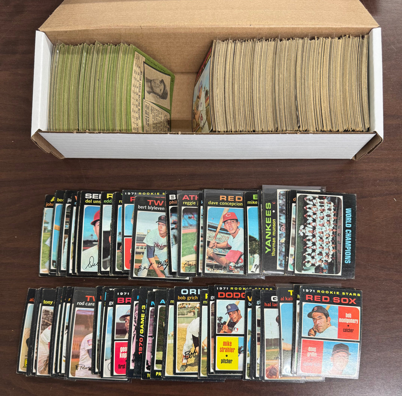 1971 Topps Baseball Series 1-4 Complete Set (523) VG-EX