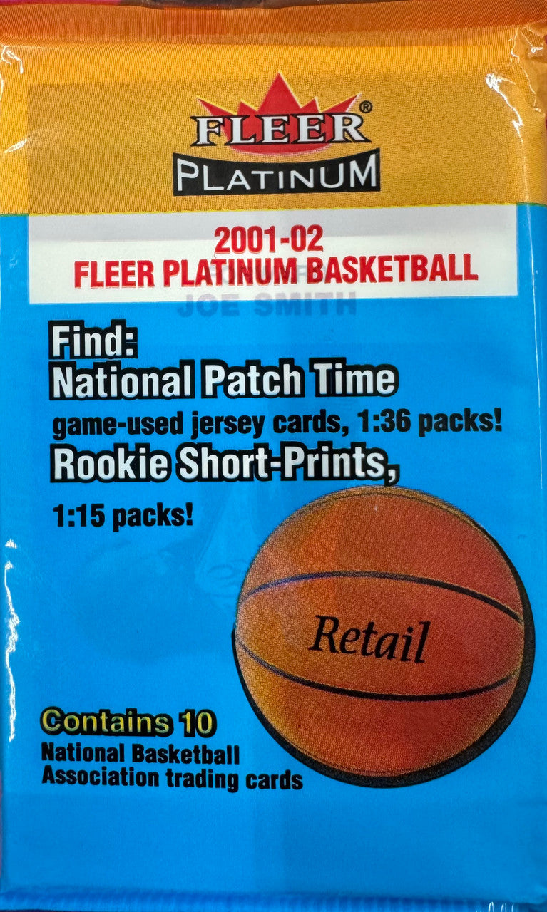 2001/02 Fleer Platinum Basketball Retail Pack