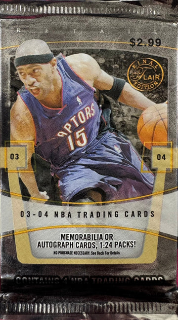 2003/04 Fleer Flair Final Edition Basketball Retail Pack