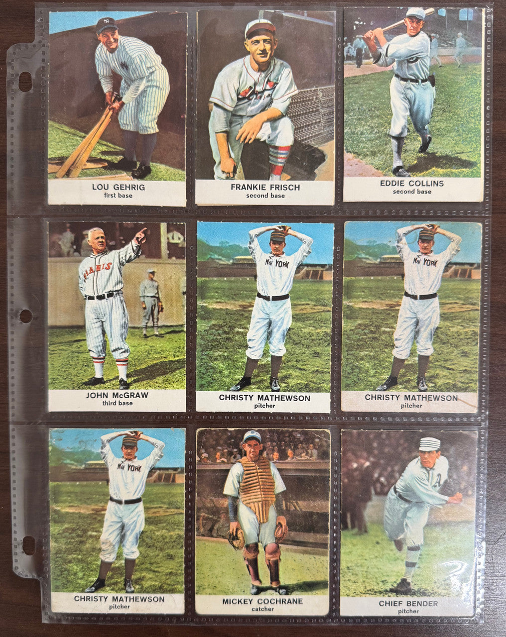 1961 Golden Press Baseball Partial Set (17/33) DiMaggio, Gehrig, Dean, Low Grade