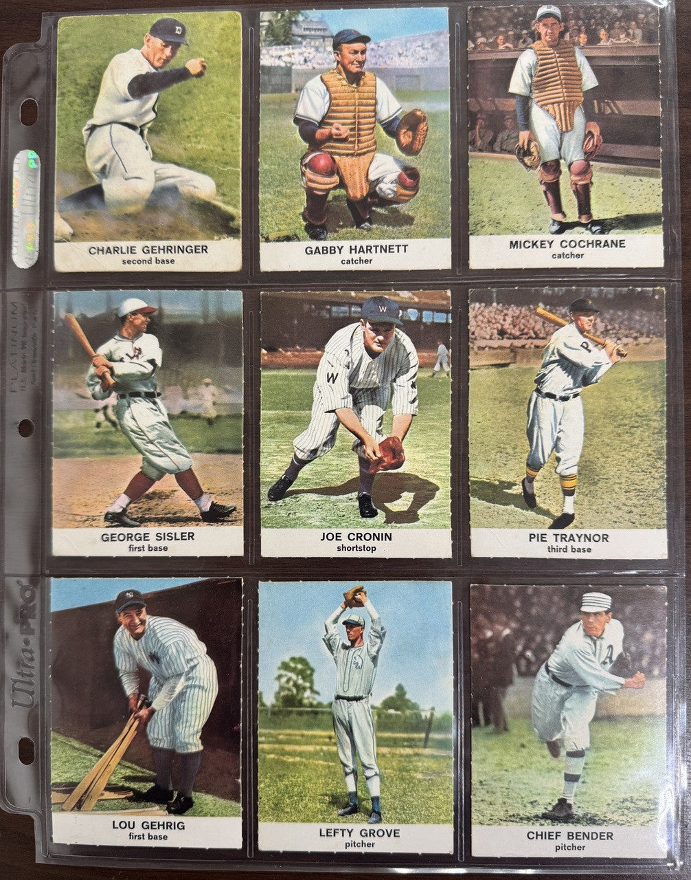 1961 Golden Press Baseball Hall of Fame Complete Set (33) EX Ruth, Gehrig, Cobb
