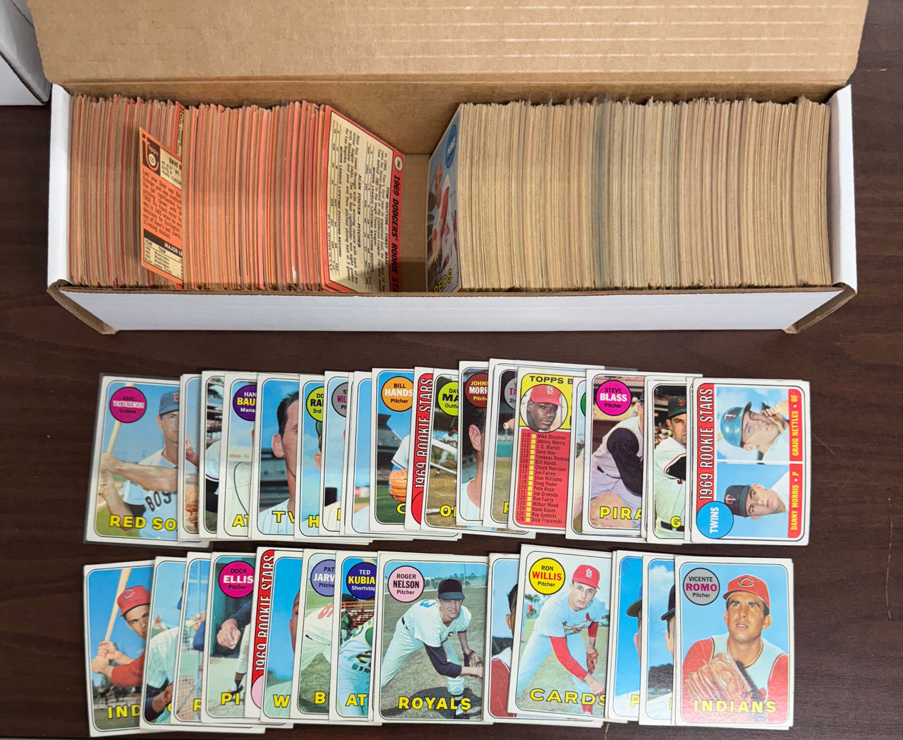 1969 Topps Baseball Near Complete Set (631/664) VG-EX