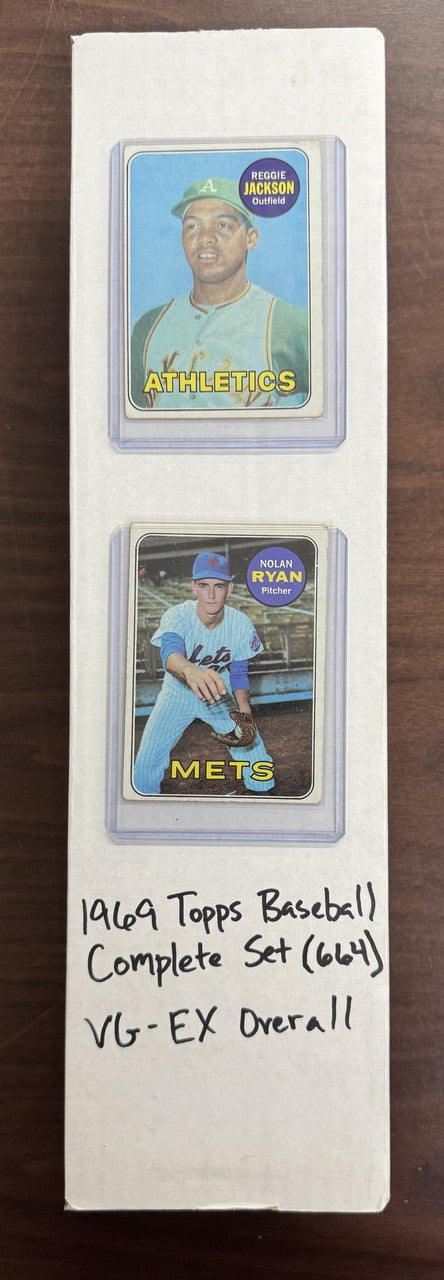 1969 Topps Baseball Complete Set (664) VG-EX Overall "B"