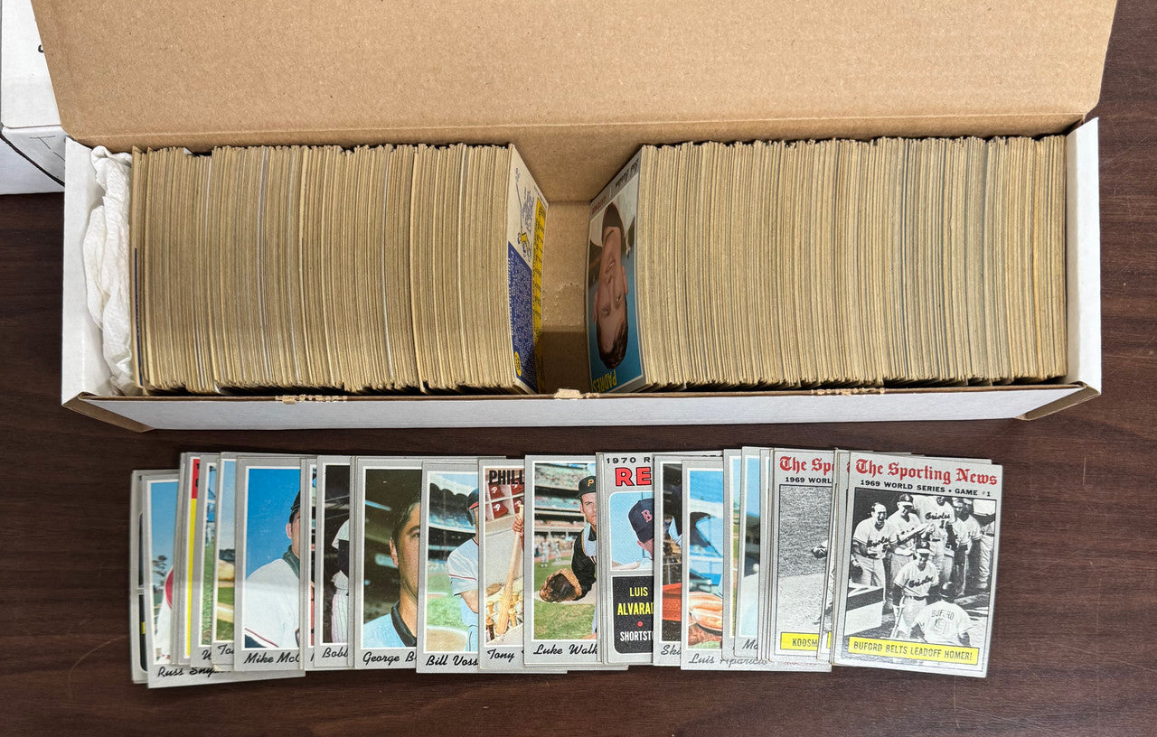 1970 Topps Baseball Near Complete Set (678/720) EX Overall