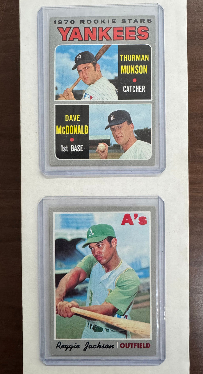 1970 Topps Baseball Near Complete Set (678/720) EX Overall