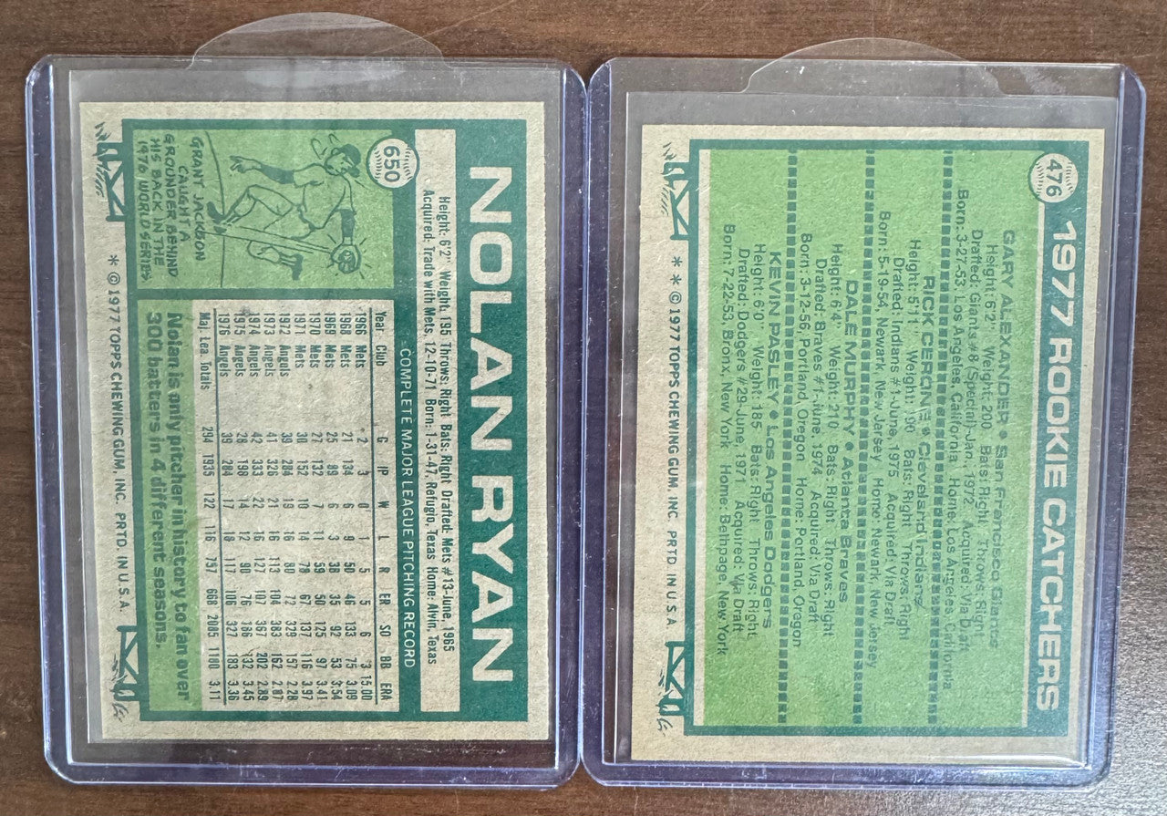 1977 Topps Baseball Complete Set (660) NM/MT