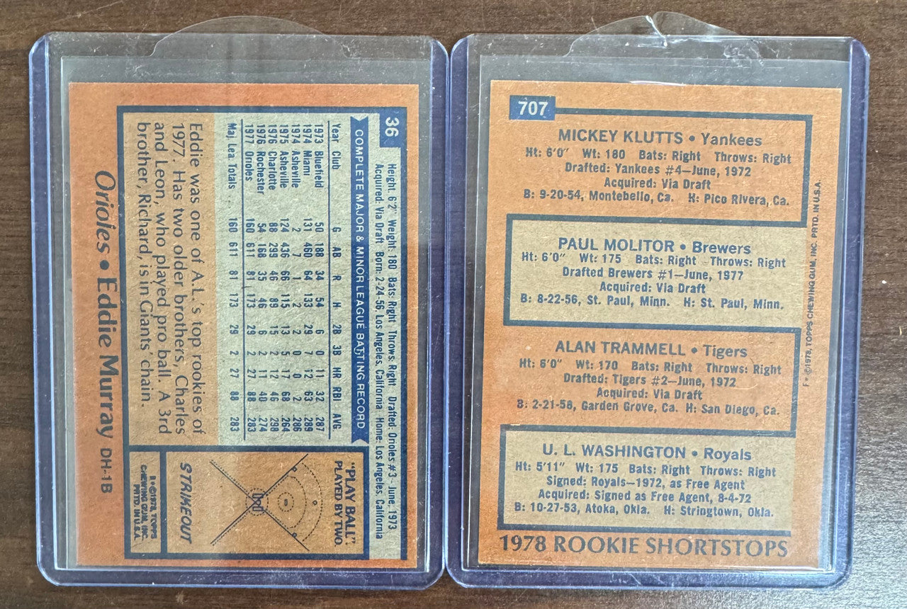 1978 Topps Baseball Complete Set (726) NM/MT