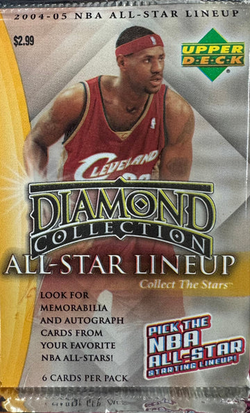 2004/05 Upper Deck Diamond Collection Basketball All Star Lineup Pack