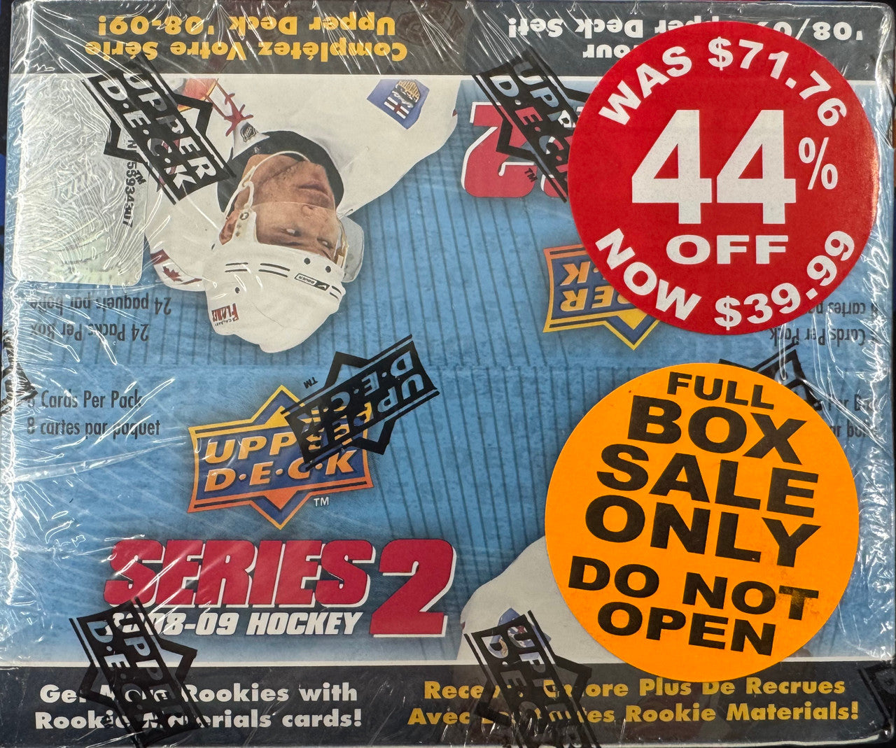 2008/09 Upper Deck Hockey Series 2 Retail Box Factory Sealed