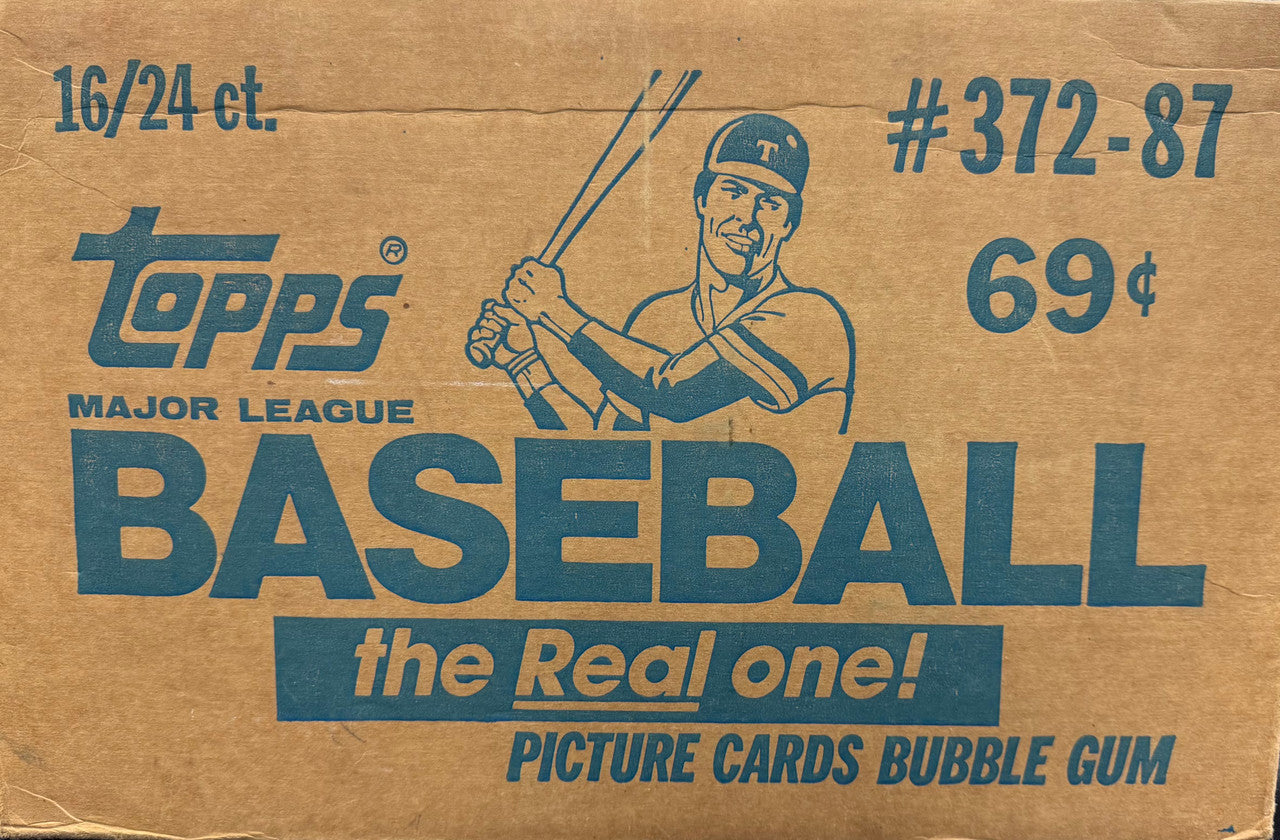 1987 Topps Baseball Cello Box New Unopened