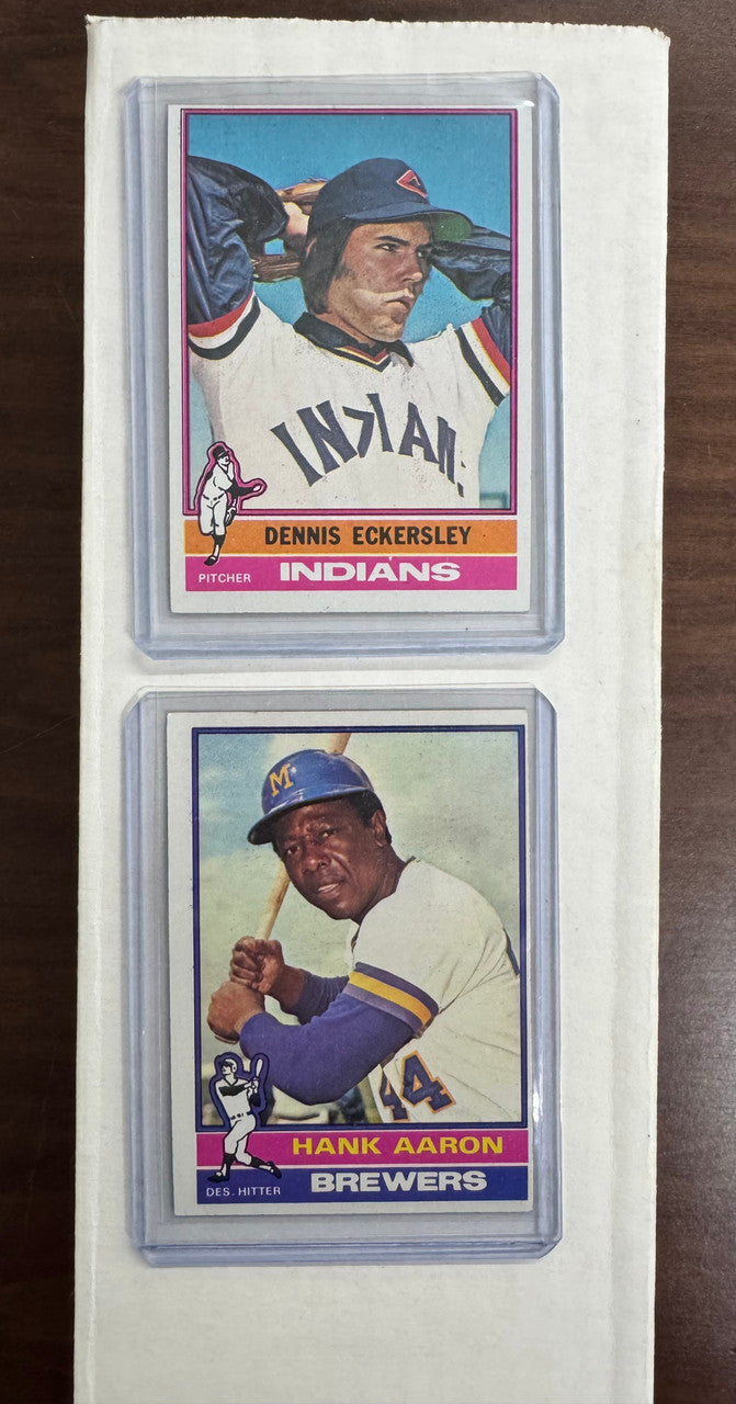 1976 Topps Baseball Complete Set (660) EX Eckersley RC