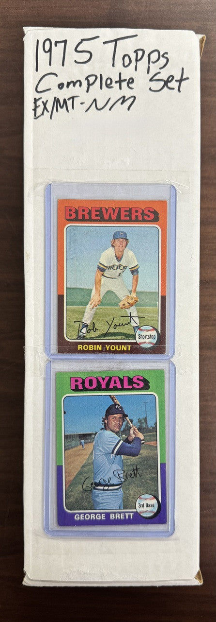 1975 Topps Baseball Complete Set (660) EX/MT-NM