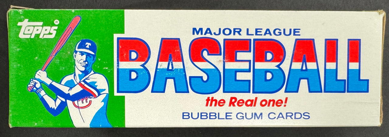 1987 Topps Baseball Cello Box New Unopened