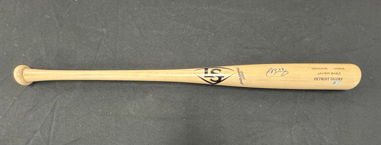 Javier "Javy" Baez Louisville Slugger Signed Autographed Bat MLB Authenticated