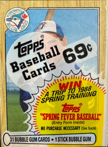 1987 Topps Baseball Cello Pack