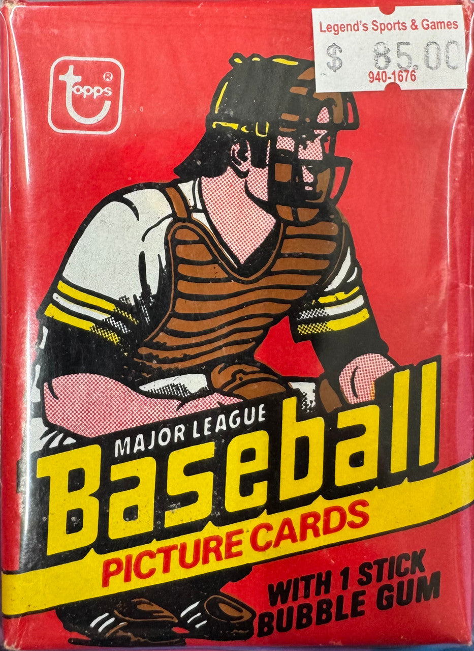 1978 Topps Baseball Wax Pack