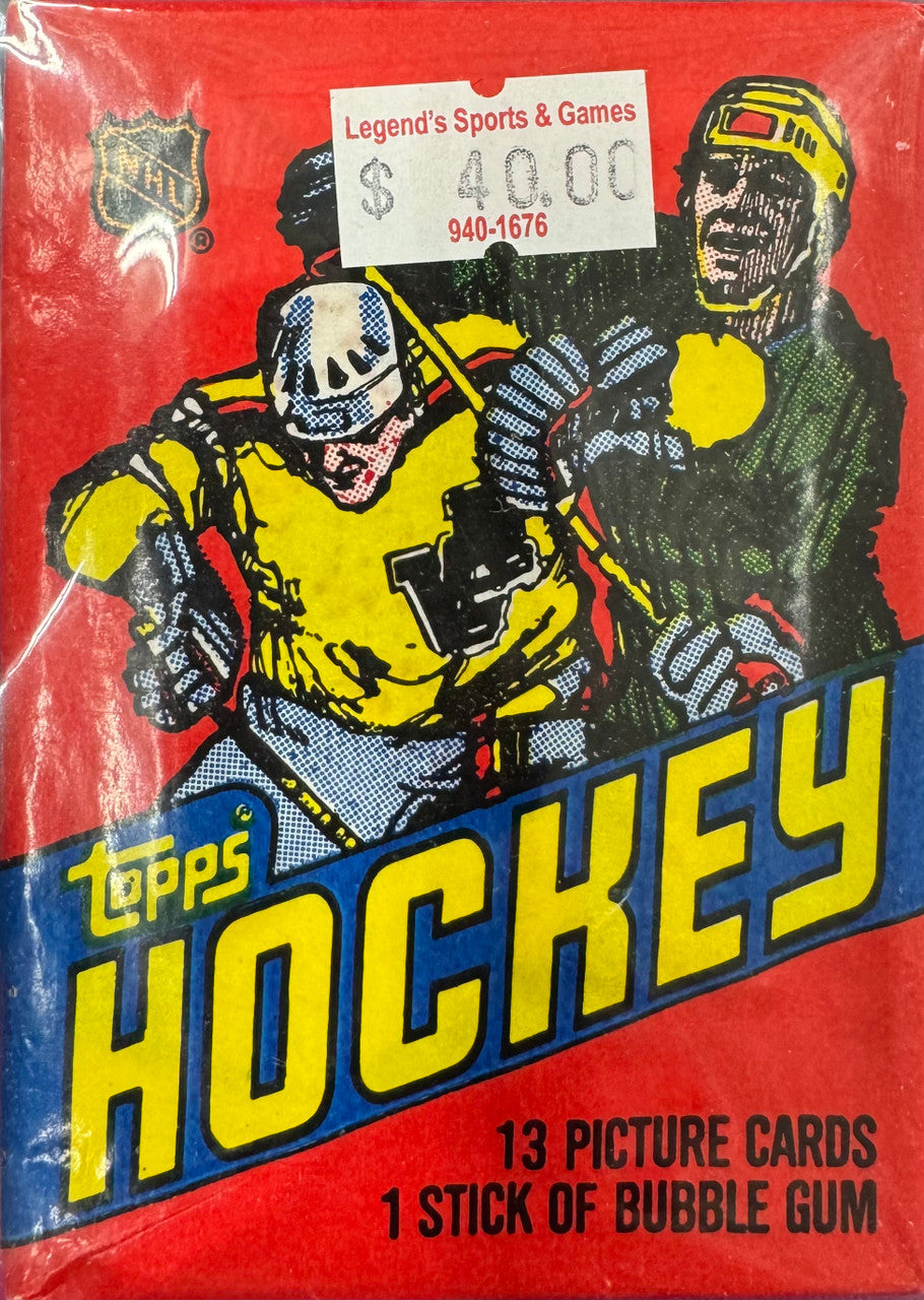 1981/82 Topps Hockey Wax Pack